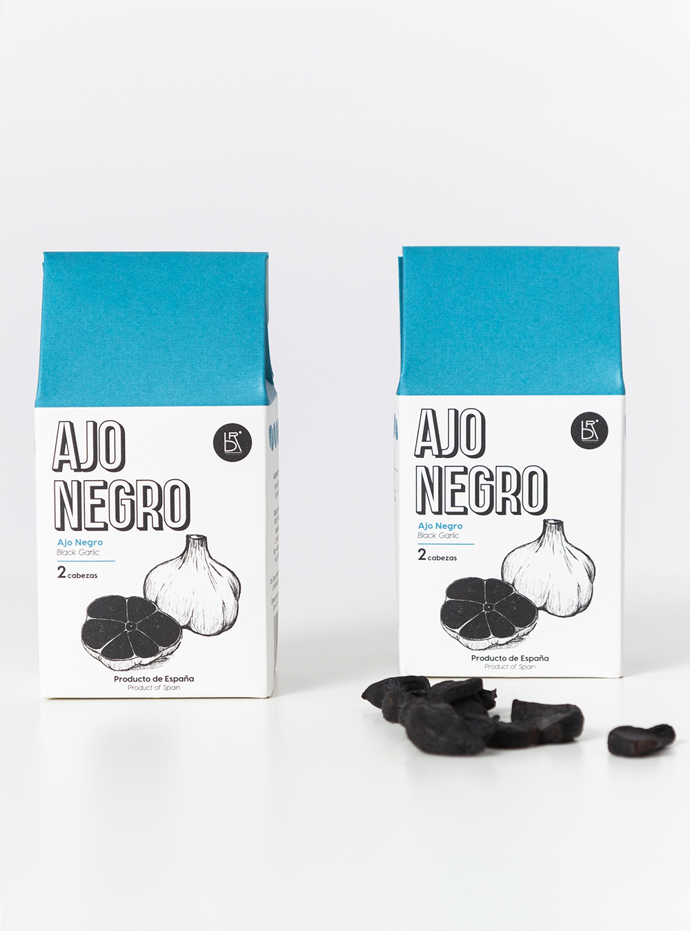 ajo negro – pack de 9 cajas, 2 cabezas/caja