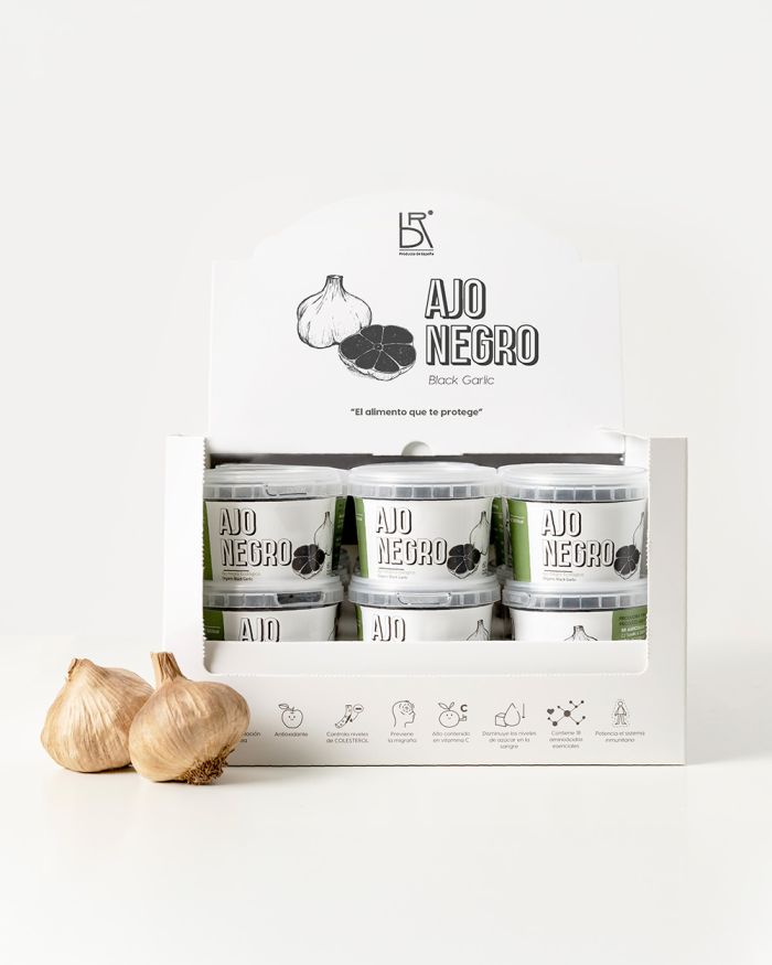 ajo negro bio – caja de 18 botes 60gr